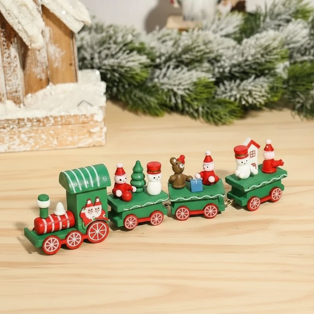 HOLITRAX – Festliche Zug-Weihnachtsdekoration aus Holz und Kunststoff 33
