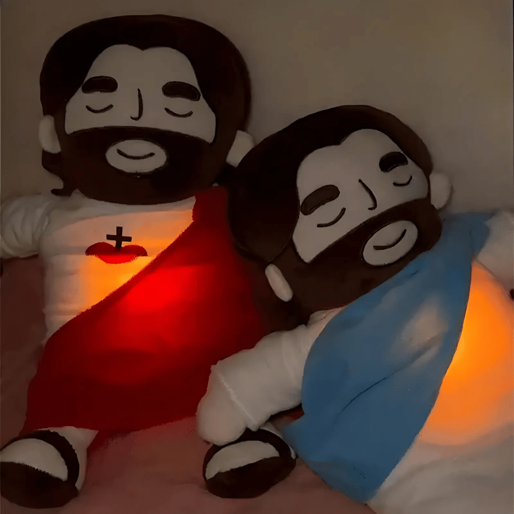 HOLYSNOOZE – Atmendes Jesus-Plüschtier für einen ruhigen Schlaf 2