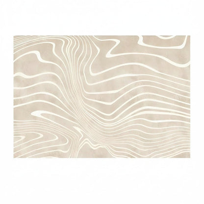 HOMEBLOOM – Beigefarbener, waschbarer Teppich mit moderner Textur für harmonische Wohn- und Schlafzimmer 6