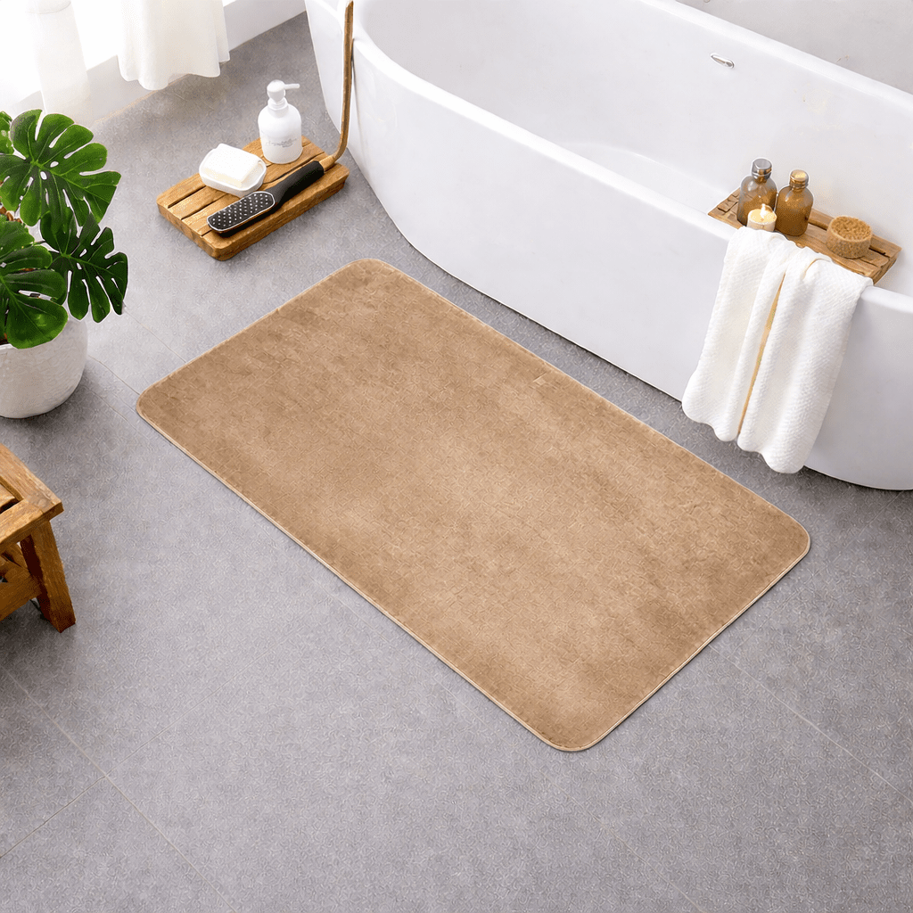 HOMEVA – Badematte aus Memory-Schaum mit Anti-Rutsch-Funktion 1