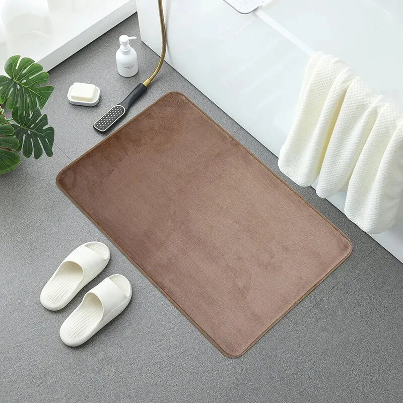 HOMEVA – Badematte aus Memory-Schaum mit Anti-Rutsch-Funktion 8