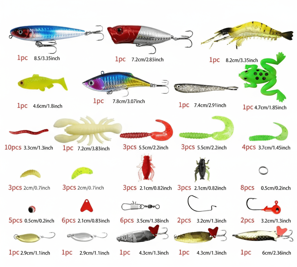 HOOKHAVEN – 73-teiliges Angelset im Adventskalender 5