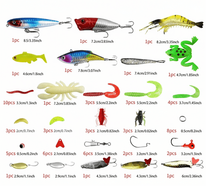 HOOKHAVEN – 73-teiliges Angelset im Adventskalender 5