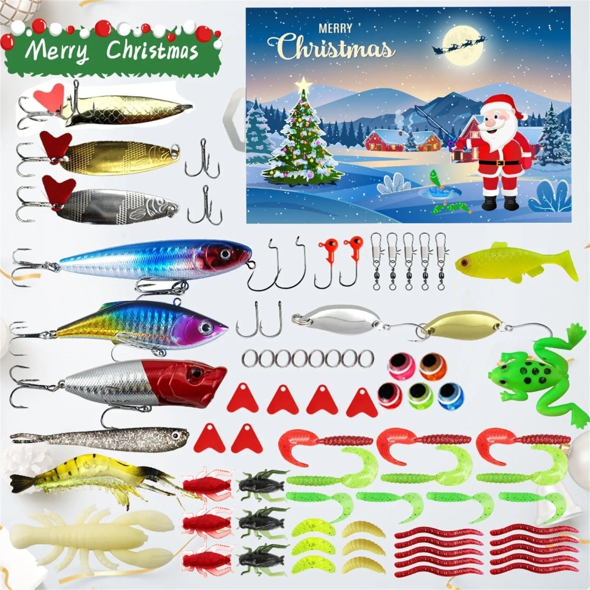 HOOKHAVEN – 73-teiliges Angelset im Adventskalender 6