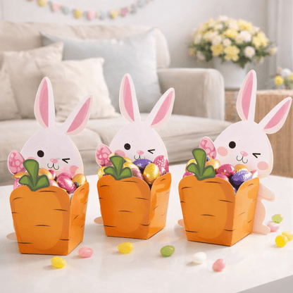HOPPYCONE – Osterhasen-Karotten-Süßigkeitenboxen für festliche Partys 0