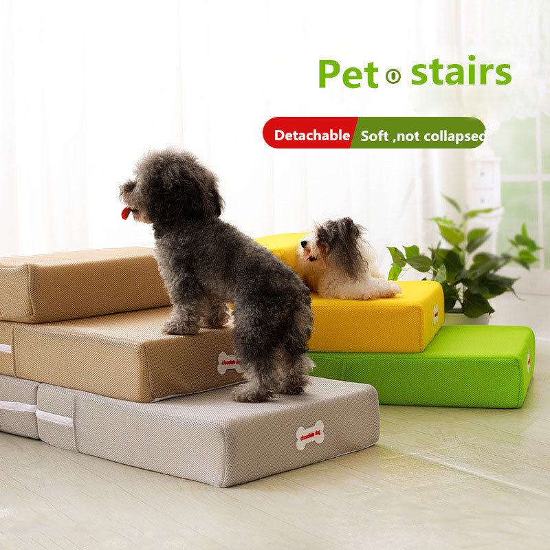DOGSTEP PRO - Luxury dog steps for safe access to couch & bed