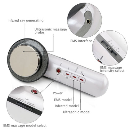SlimShape - 3-in-1 Cellulite- und Fettbrenner mit EMS, Ultraschall und Infrarotlicht-6