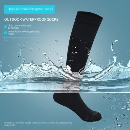 HYDROHIKER – Kniehohe, wasserdichte Socken zum Wandern, Skifahren und Campen 3