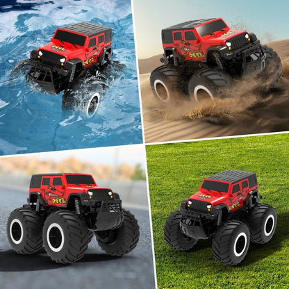 HYDROX – Amphibisches 4WD-RC-Auto für Stunt-Action in jedem Gelände, zu Wasser und zu Land 4