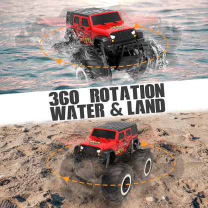 HYDROX – Amphibisches 4WD-RC-Auto für Stunt-Action in jedem Gelände, zu Wasser und zu Land 5