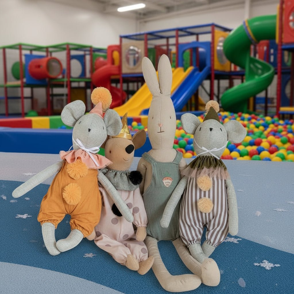 HYGGBUNNY – Nordische Maus-Hasenpuppe aus Baumwolle und Hanf für festliche Heimdekoration 1