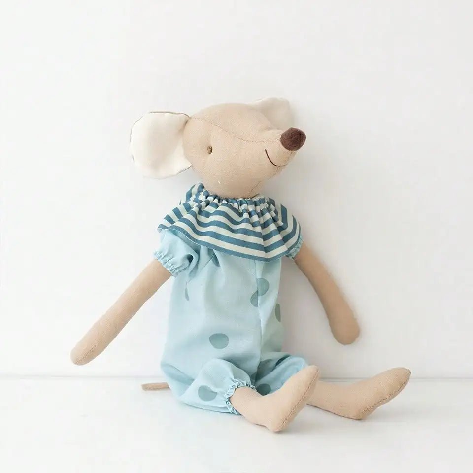 HYGGBUNNY – Nordische Maus-Hasenpuppe aus Baumwolle und Hanf für festliche Heimdekoration 10