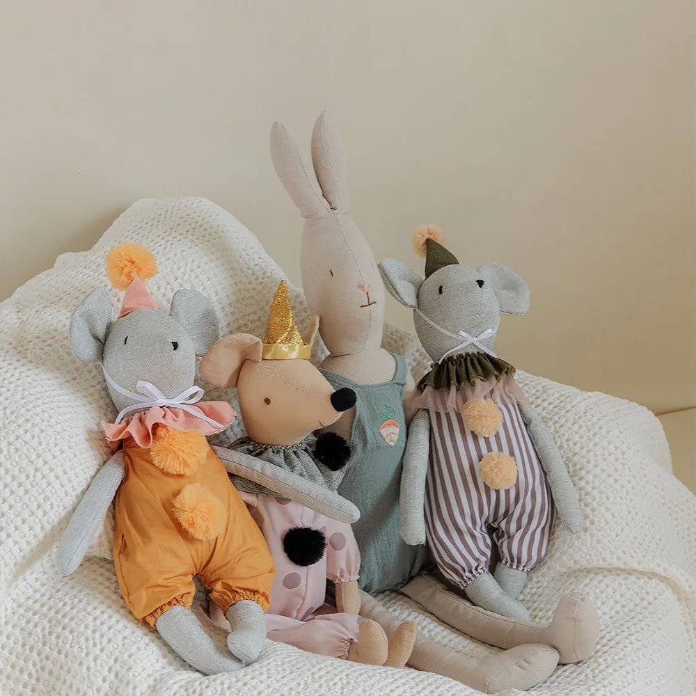HYGGBUNNY – Nordische Maus-Hasenpuppe aus Baumwolle und Hanf für festliche Heimdekoration 3