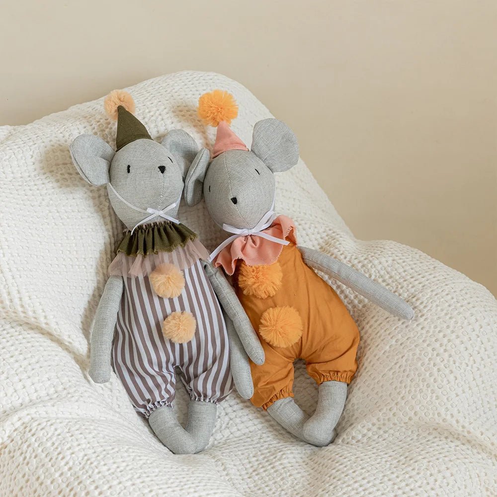 HYGGBUNNY – Nordische Maus-Hasenpuppe aus Baumwolle und Hanf für festliche Heimdekoration 5