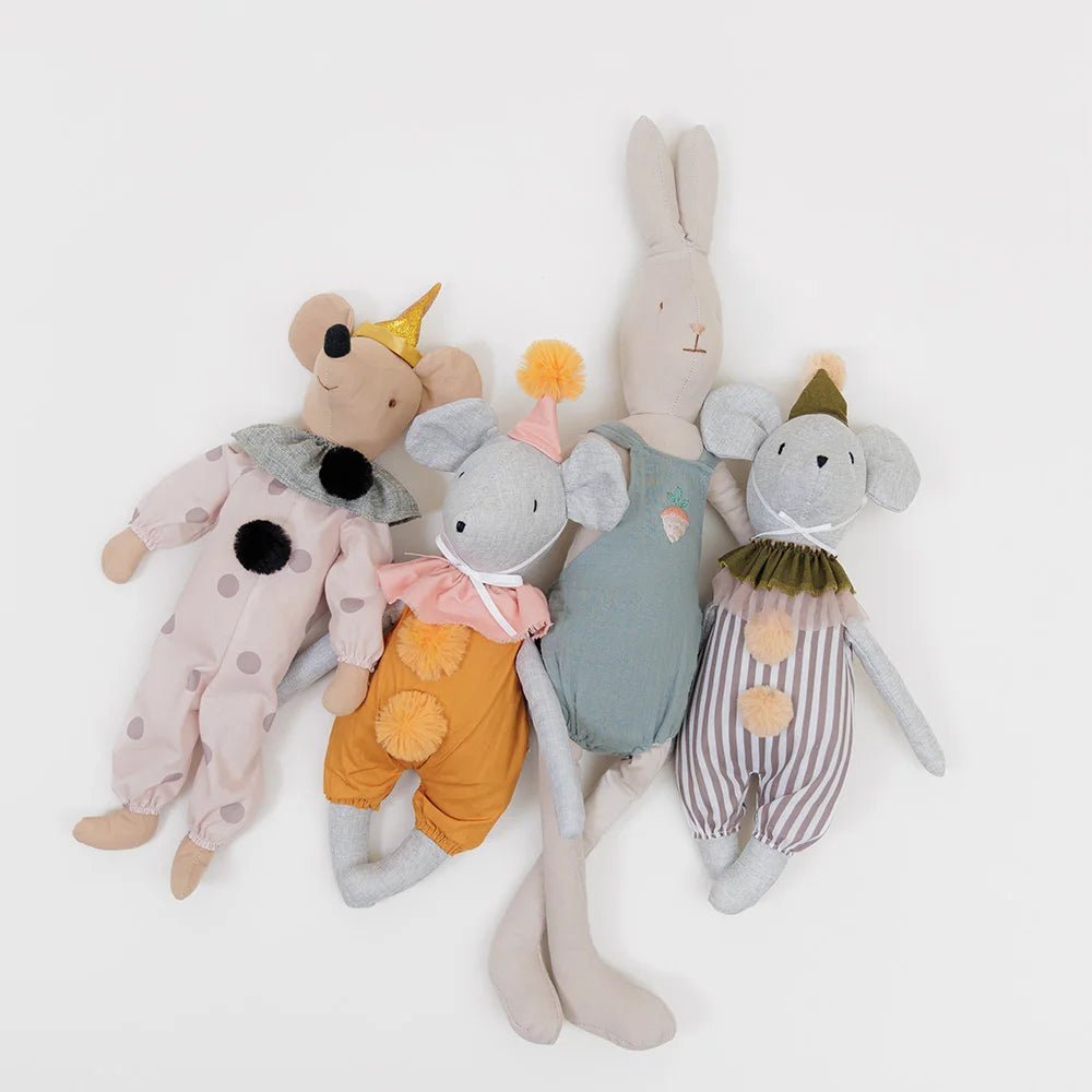 HYGGBUNNY – Nordische Maus-Hasenpuppe aus Baumwolle und Hanf für festliche Heimdekoration 6