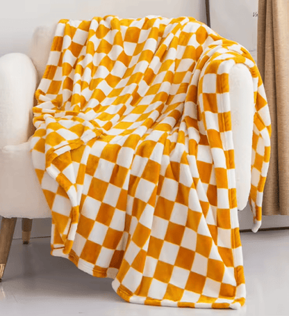 COZYCHECK – Flannel Fleece Blanket | Soft, Warm & Usable Year-Round