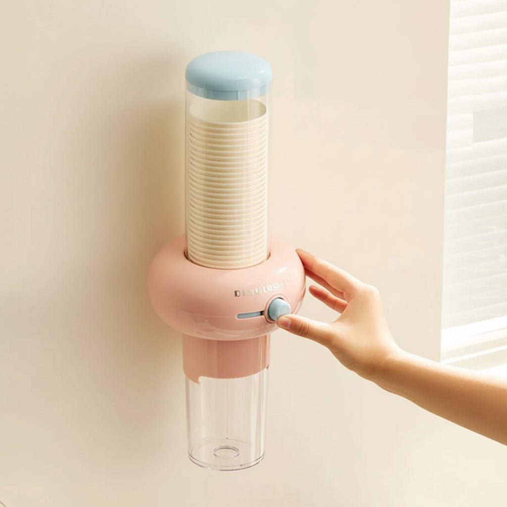 CUPHOLD – Wandbekerhouder voor schone en ruimtebesparende gebruik