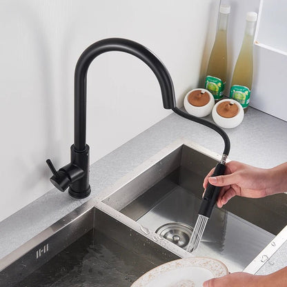 SILQUA – Robinet de cuisine intelligent avec bec extractible et capteur intégré