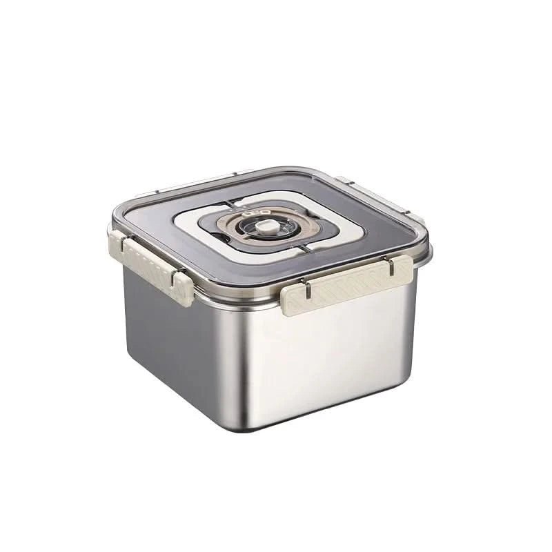 FRESHLOCK – Fiambrera de acero inoxidable a prueba de fugas con temporizador y diseño apilable