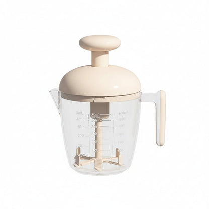 Halbautomatischer Handmixer - Ergonomisches Handrührgerät zum Eierschlagen & Milchaufschäumen 7