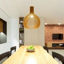 Lámpara colgante WoodArt – Lámpara colgante artesanal de madera para un ambiente cálido