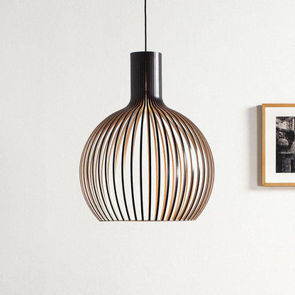 Lámpara colgante WoodArt – Lámpara colgante artesanal de madera para un ambiente cálido