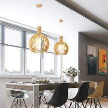 Lámpara colgante WoodArt – Lámpara colgante artesanal de madera para un ambiente cálido
