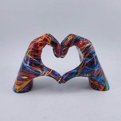 LoveSculpt Wood - Handmade wooden decorative figure for a loving home
