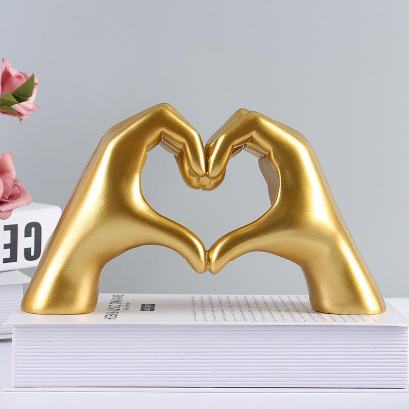 LoveSculpt Wood - Handmade wooden decorative figure for a loving home