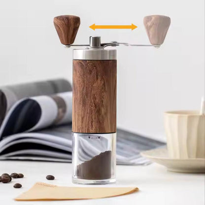 GrindMate – Moulin à café portable en bois pour café et épices
