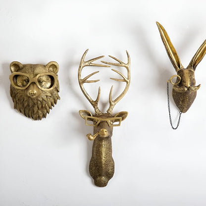 ANIMAL ART HOOKS – Handmade wall hooks in animal shapes for stylish storage