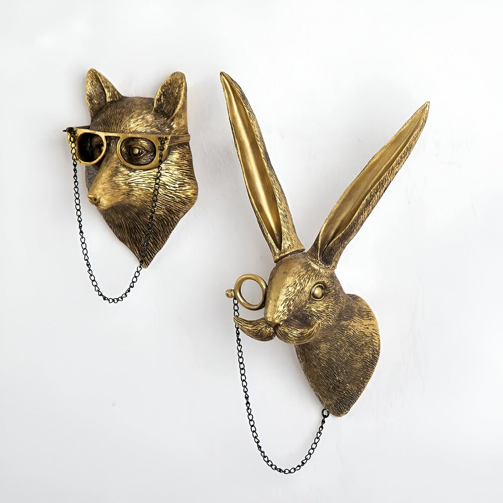ANIMAL ART HOOKS – Handmade wall hooks in animal shapes for stylish storage