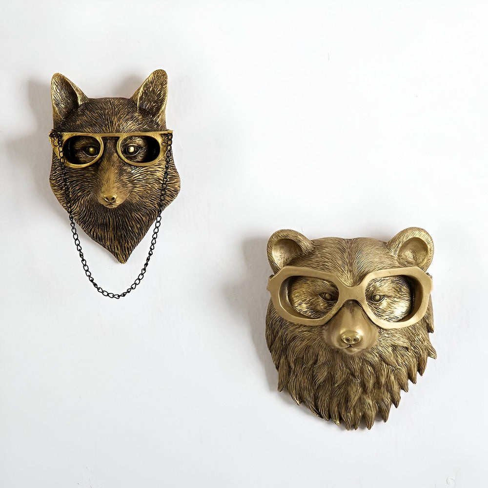 ANIMAL ART HOOKS – Handmade wall hooks in animal shapes for stylish storage