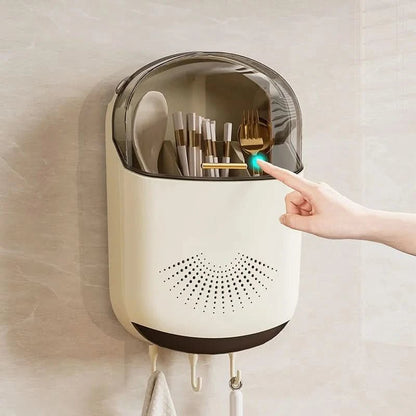 CHOPRACK – Organizador de cubiertos montado en la pared para palillos y cucharas
