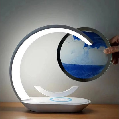 SOLVIA – Lámpara de arena táctil con LED