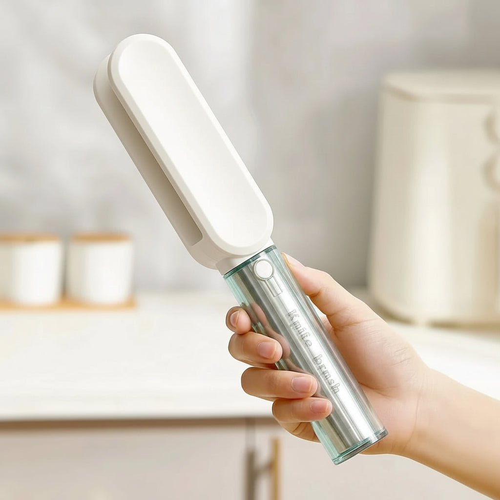 KNIFECLEAN PRO – 4-in-1 messenreiniger met dubbelzijdige borstel en veilige reiniging