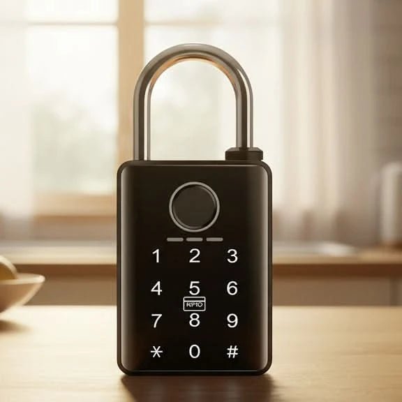 SAFELUX – Outdoor Vorhängeschloss mit Fingerabdrucksensor