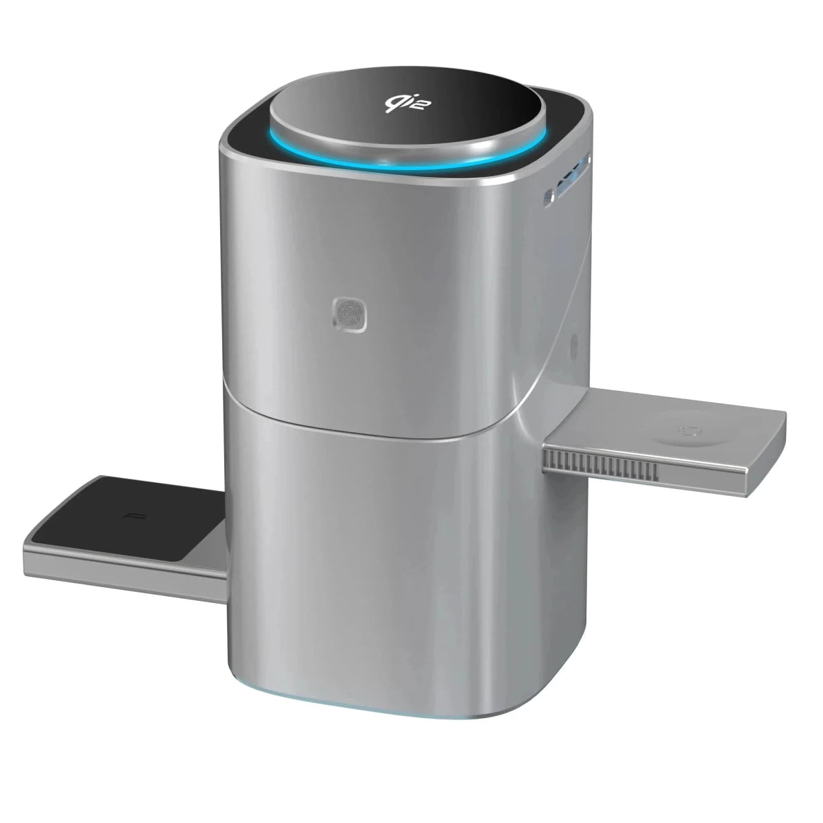 ROTACHARGE – 3-in-1 draadloze oplader met draaifunctie voor smartphone, horloge en koptelefoon