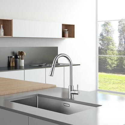 SILQUA – Robinet de cuisine intelligent avec bec extractible et capteur intégré