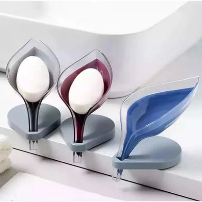 LEAFDRAIN – Portasapone da bagno a forma di foglia con scarico