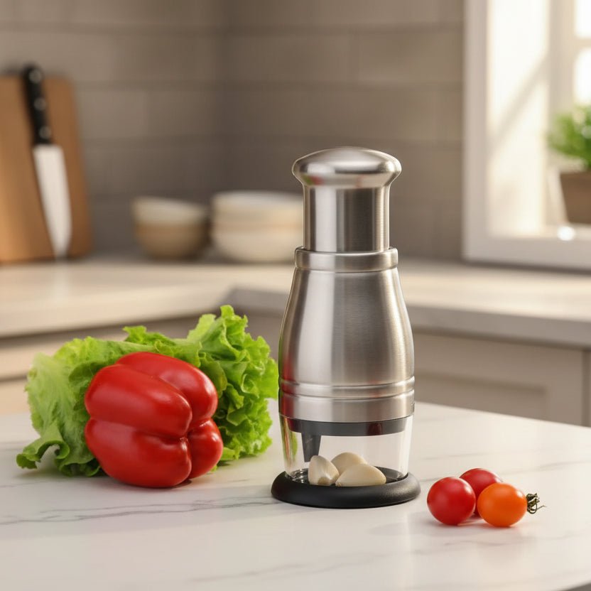 GARLICO – Prensa de ajo multifuncional con molinillo y triturador