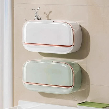 CLEANDRA – Soporte para jabón con desagüe para baño y cocina