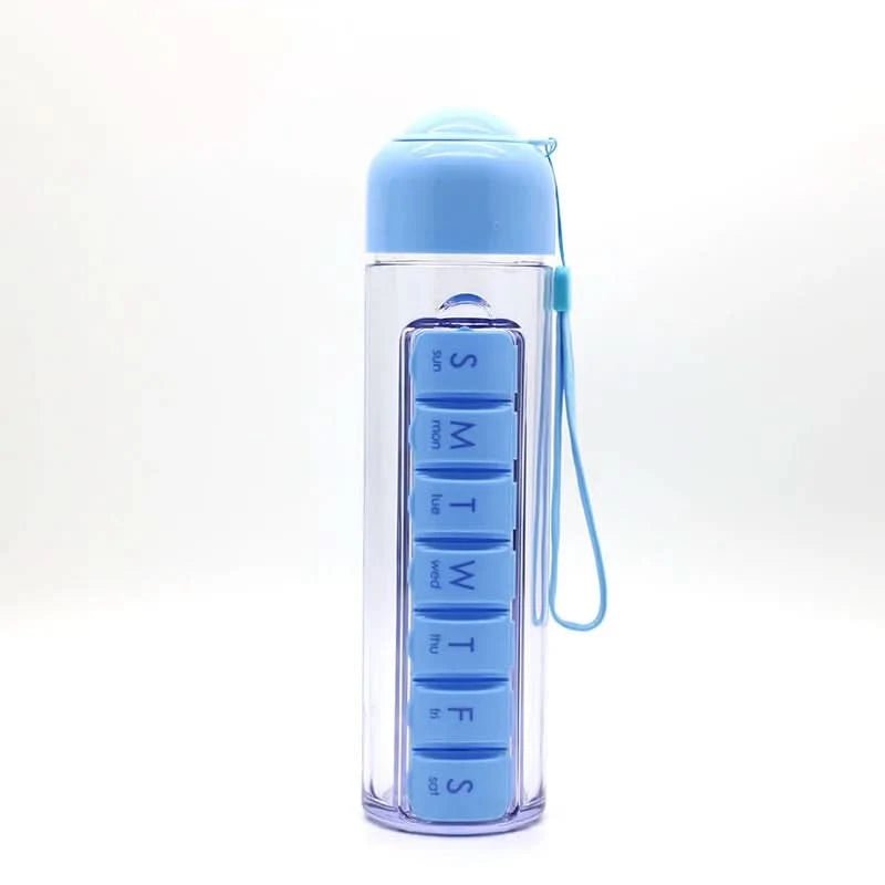 DAILYMED – Caja de pastillas para 7 días con botella de agua