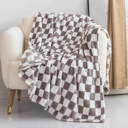 COZYCHECK – Flannel Fleece Blanket | Soft, Warm & Usable Year-Round