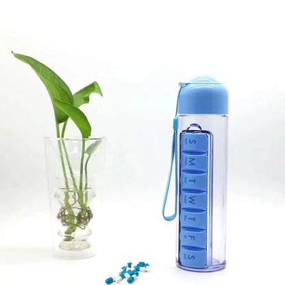 DAILYMED – Caja de pastillas para 7 días con botella de agua