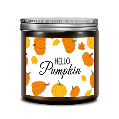 AutumnGlow Scented Candle – Soy Wax Candle with Autumn Scents, 200g, Long Burn Time