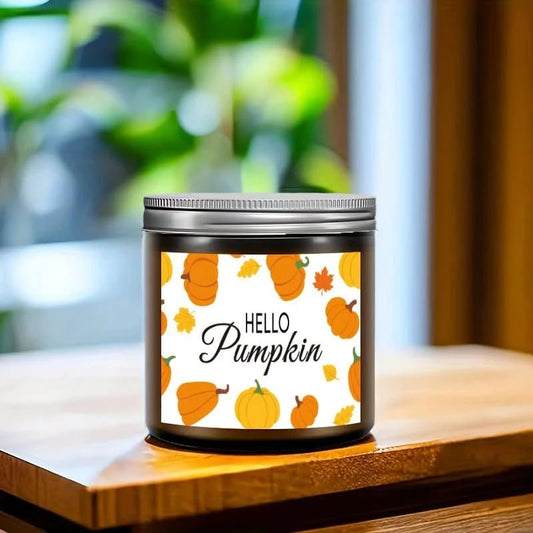 AutumnGlow Duftkerze – Sojawachs Kerze mit Herbstaromen, 200g, lange Brenndauer