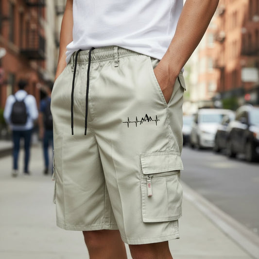 Herren Cargo-Shorts Mit 4 Taschen, Bequemer Schnitt Für Outdoor & Freizeit 5