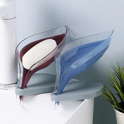 LEAFDRAIN – Portasapone da bagno a forma di foglia con scarico