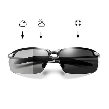 GLAREXO – Gafas de sol polarizadas fotocromáticas para comodidad sin deslumbramiento y uso versátil